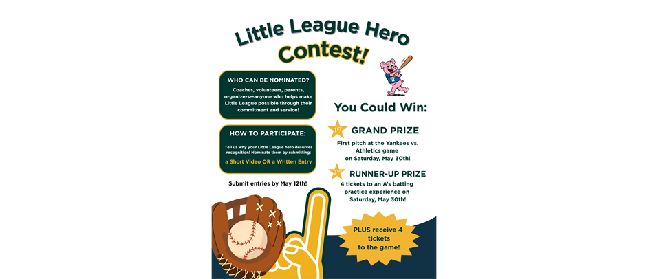 Little League Hero Sponsored by Yolo Federal 